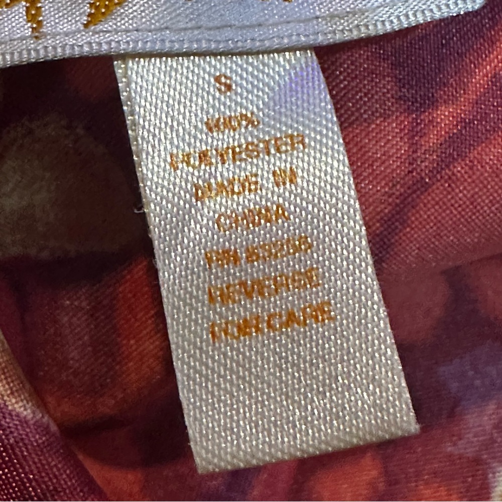 Vintage A’ Milano Satin Floral Tank Top - Picture 10 of 11